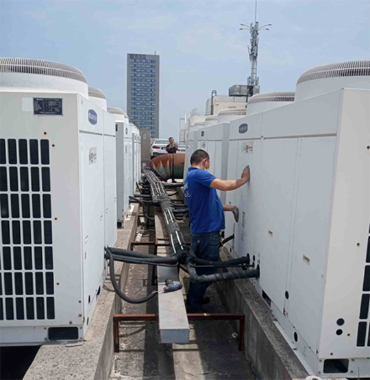 道孚中央空调制热和不制冷系统维修方法